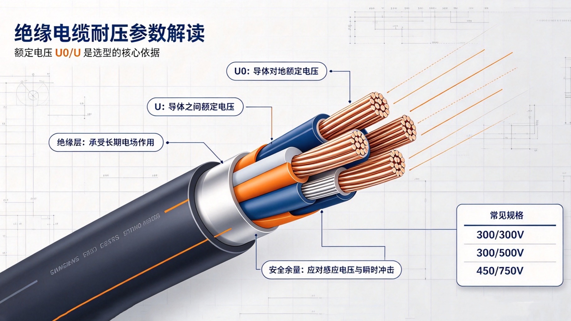 绝缘电缆耐压等级该怎么匹配工程需求?