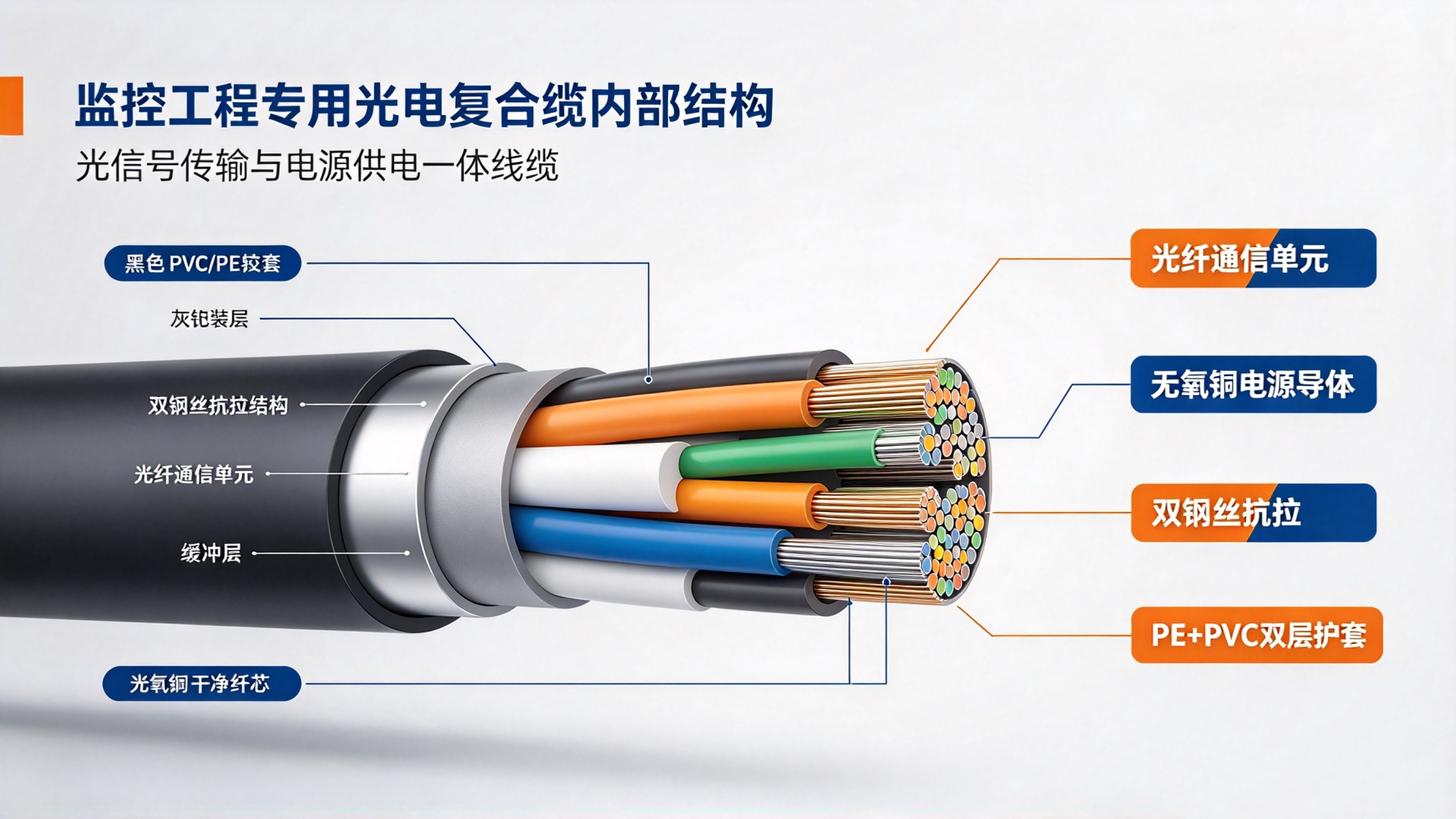光电复合缆可以应用在监控工程吗？